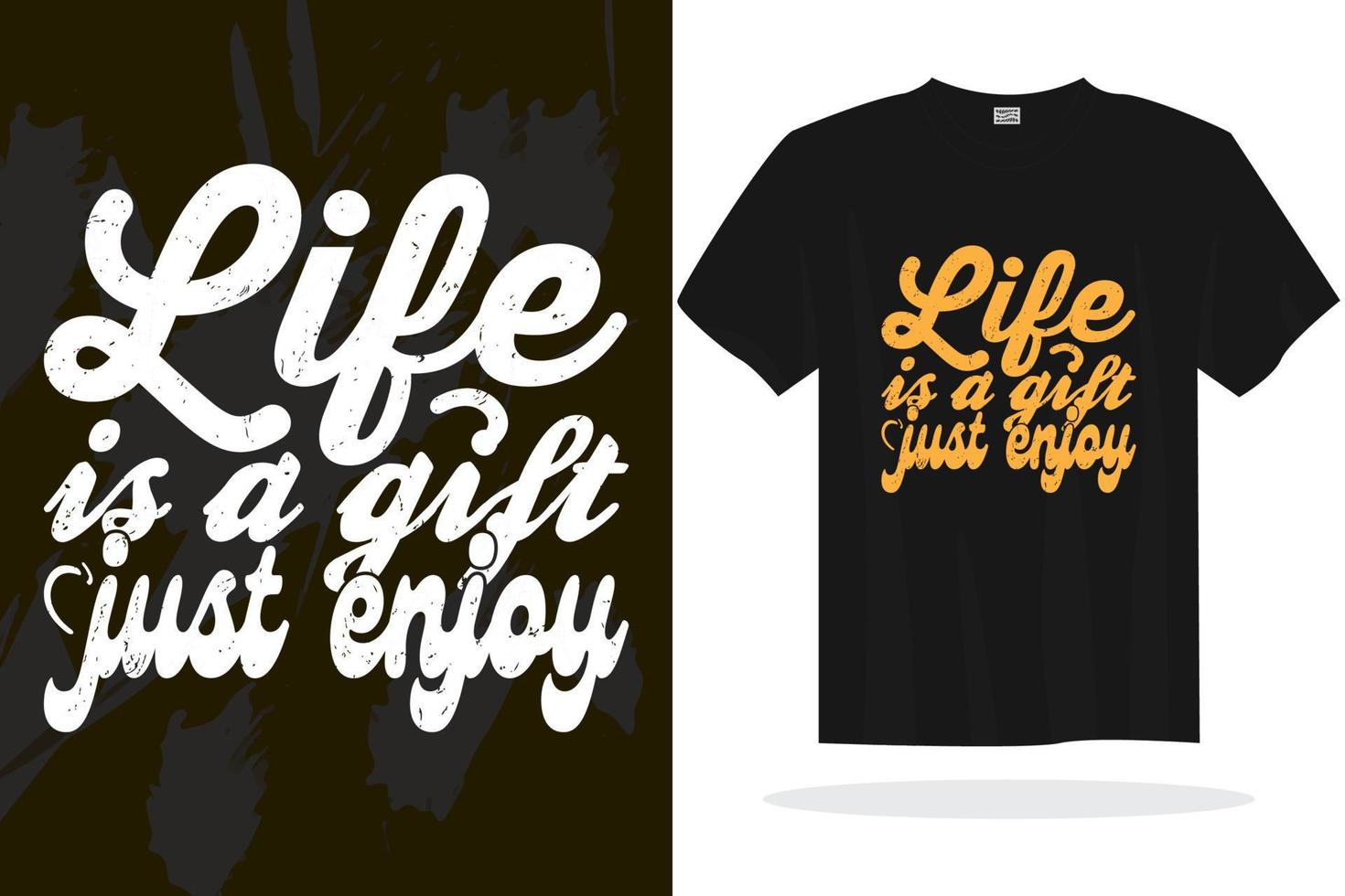 Modern typography inspirational lettering quotes vector t shirt design suitable for print design