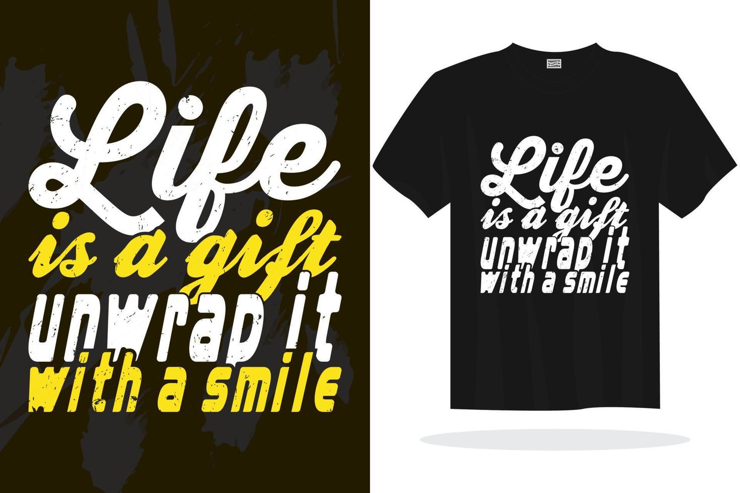 Modern typography inspirational lettering quotes vector t shirt design suitable for print design