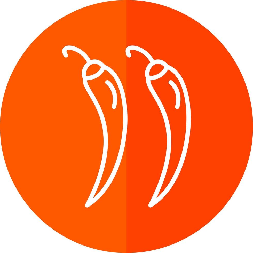 Hot Pepper Vector Icon Design