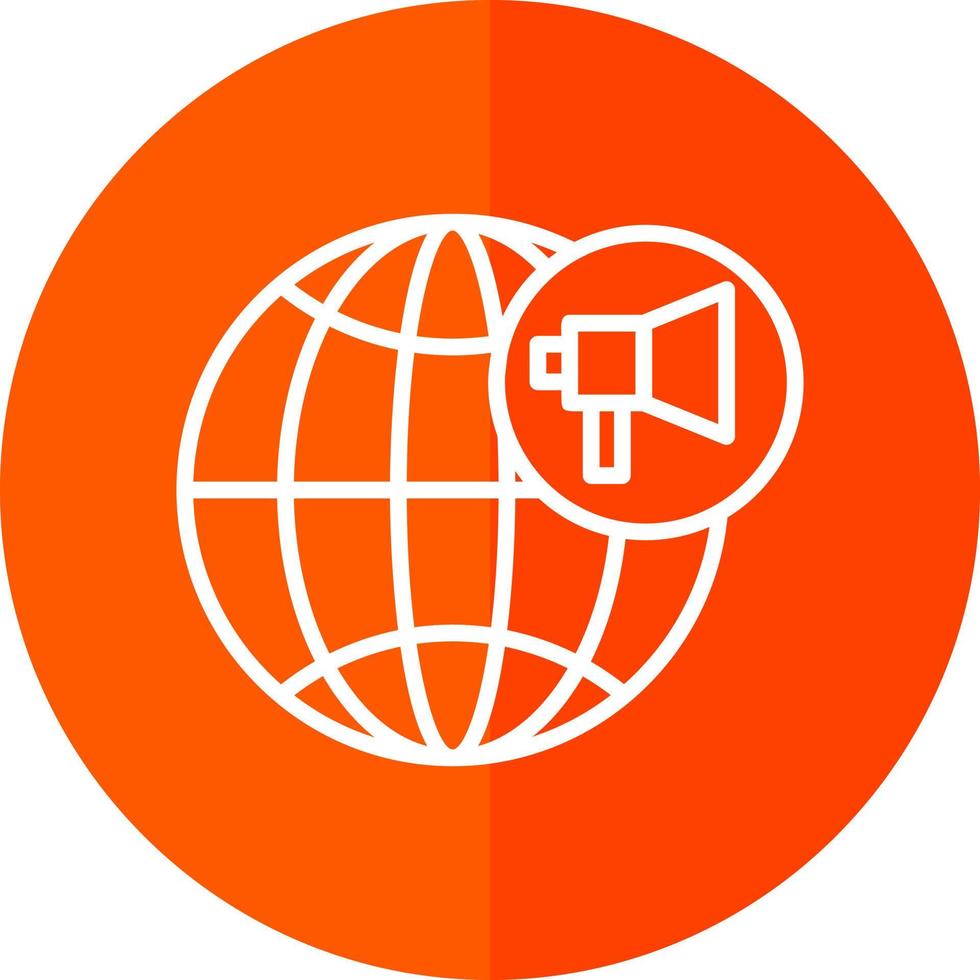 diseño de icono de vector de marketing global