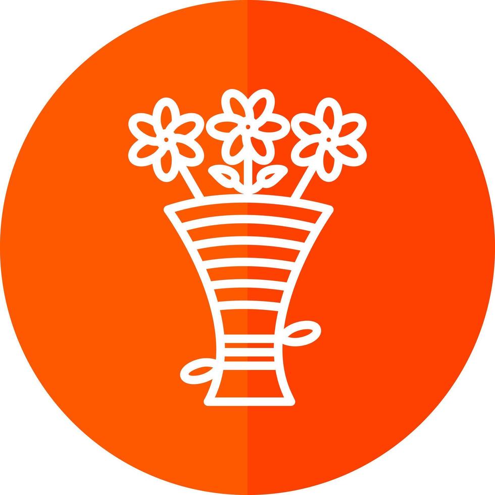 Bouquet Vector Icon Design