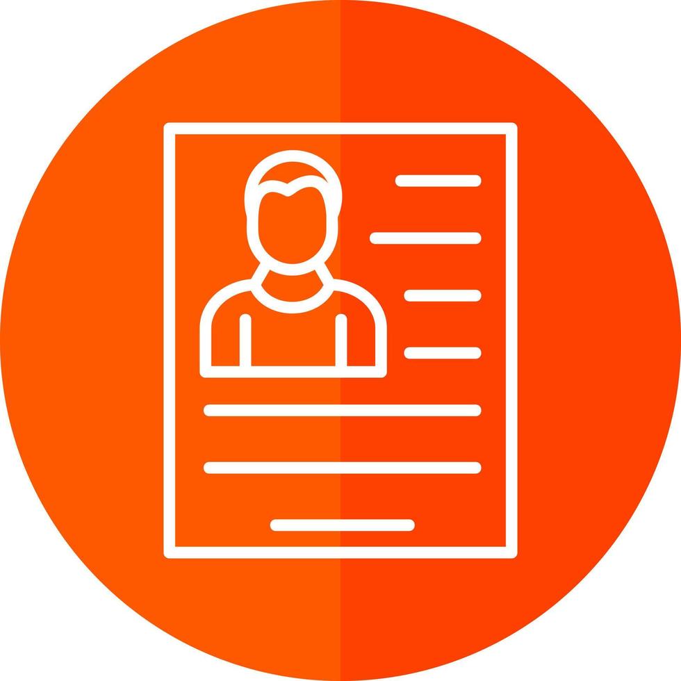 Resume Vector Icon Design