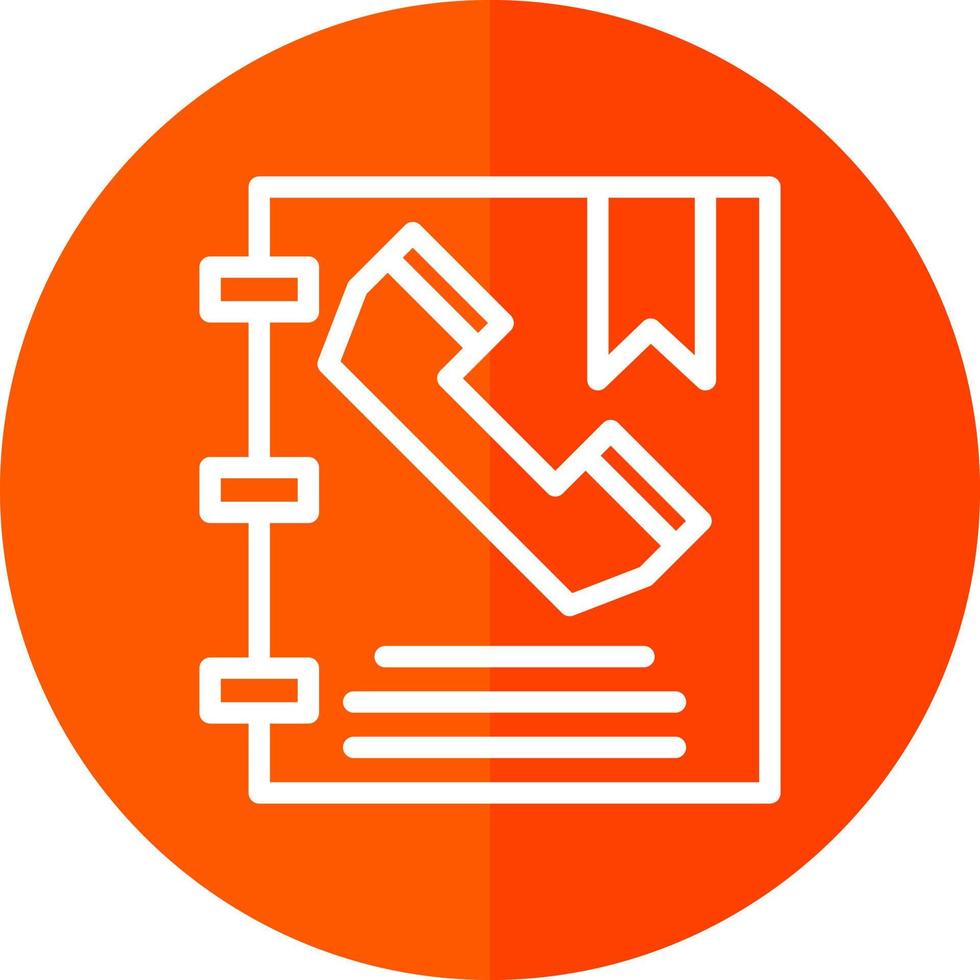 Phone Book Vector Icon Design 20818169 Vector Art at Vecteezy