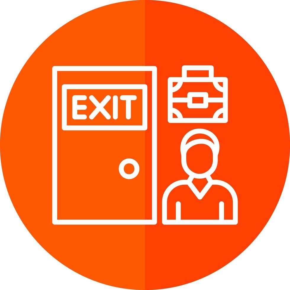 Exit Interview Vector Icon Design
