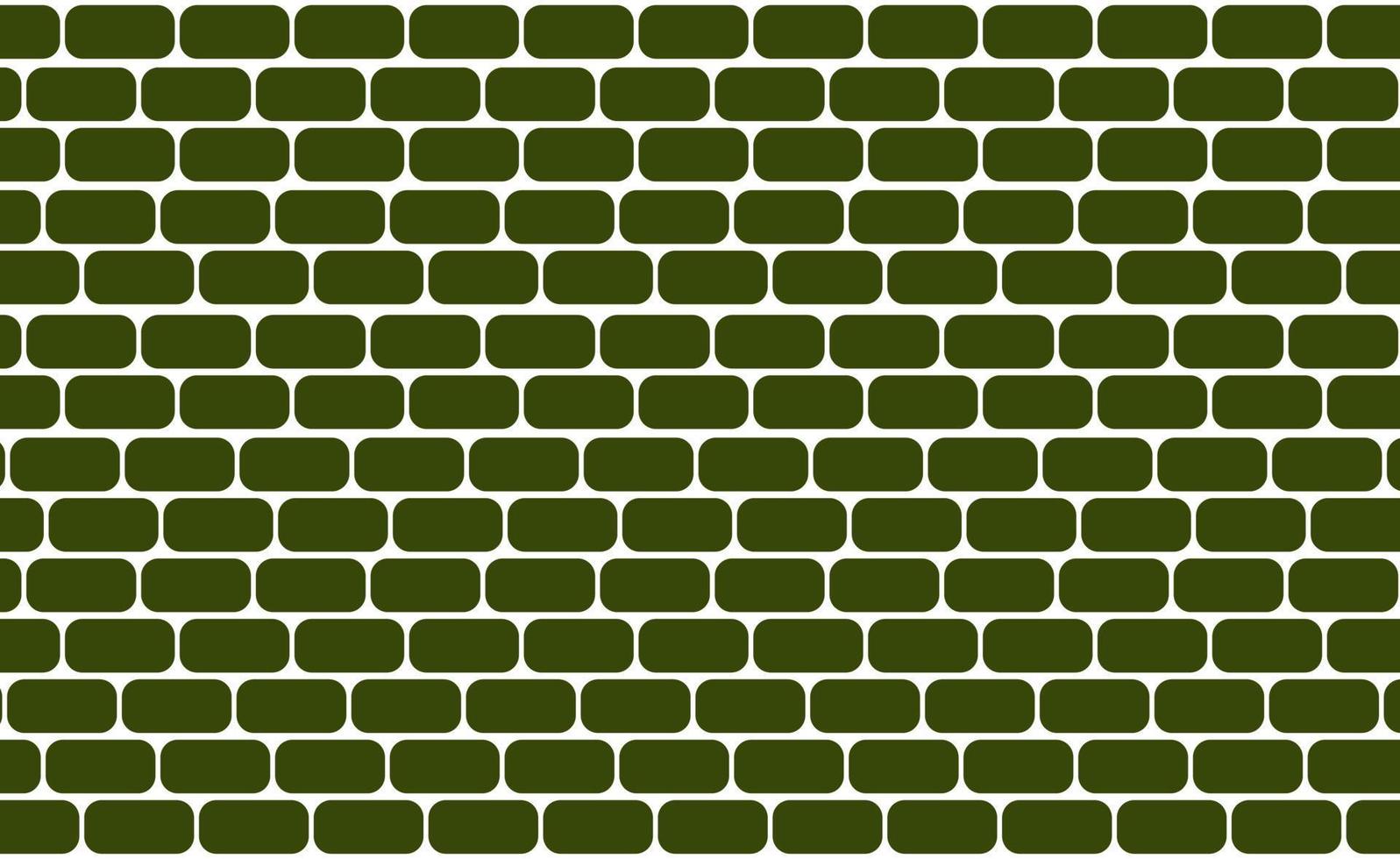 green brick wall background vector texture