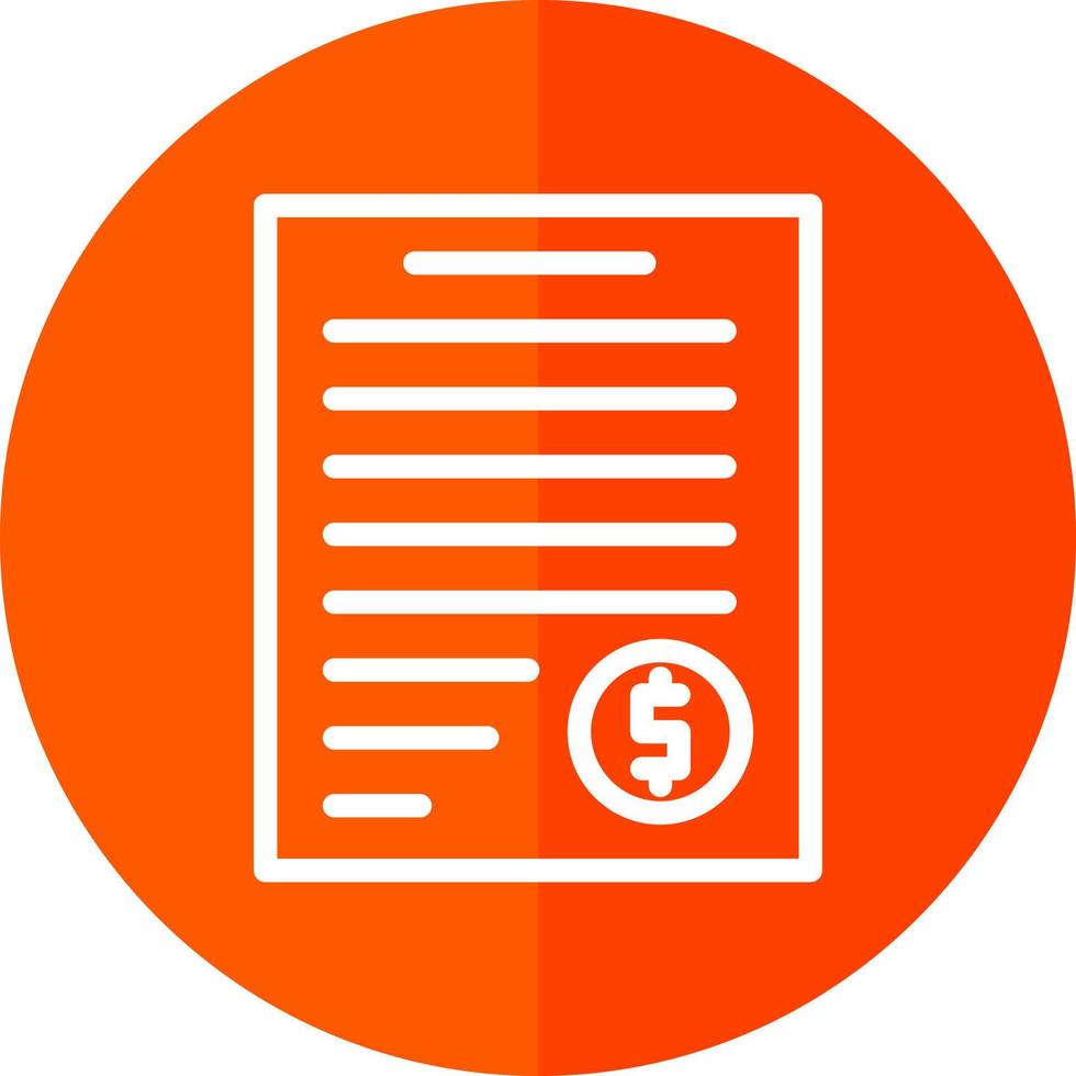 Invoice Vector Icon Design