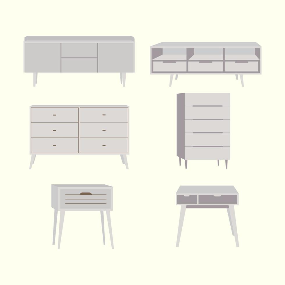 vector decorative wardrobe furniture