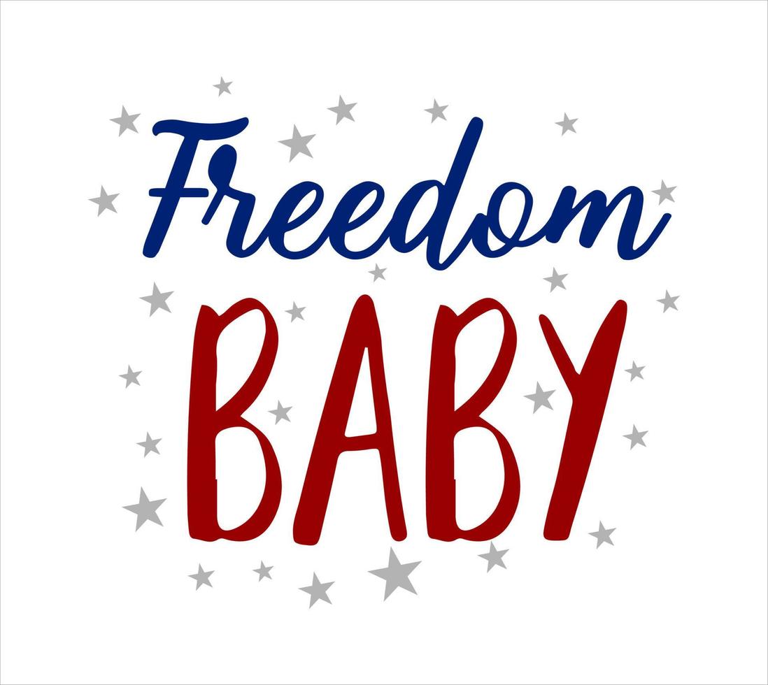 4th july Independence Day of USA Design vector
