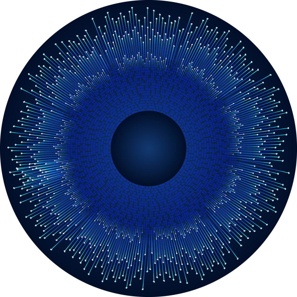 Augenausschnitt der modernen Technologie png