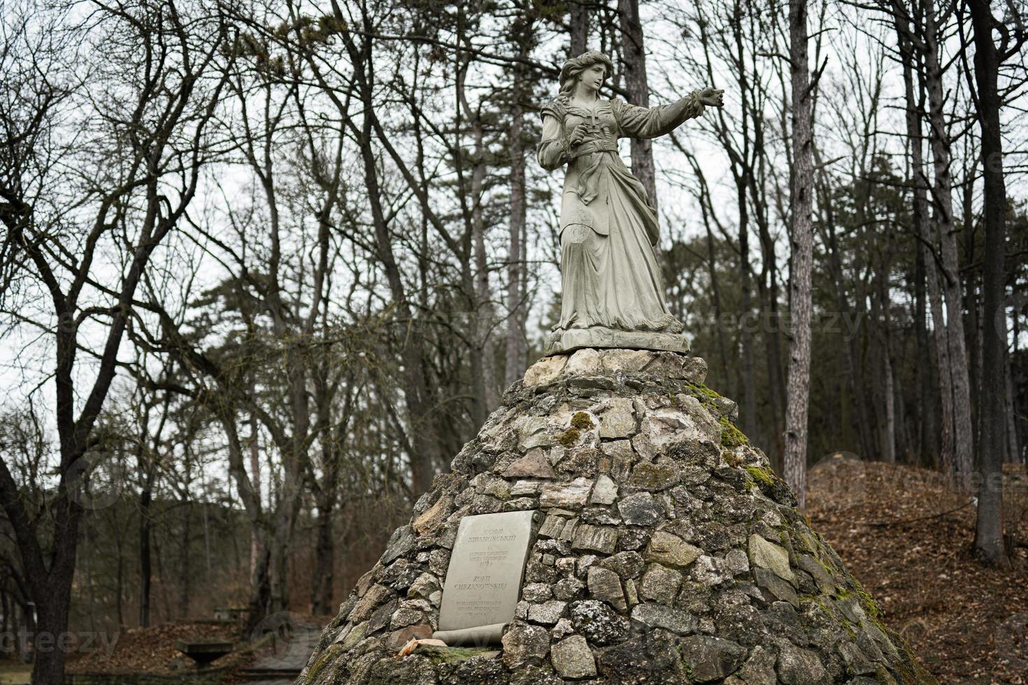 Monument of Anna Dorota or Zofia Chrzanowska, was a Polish heroine of the Polish Ottoman War, known for her acts during the Battle of Trembowla in 1675. photo