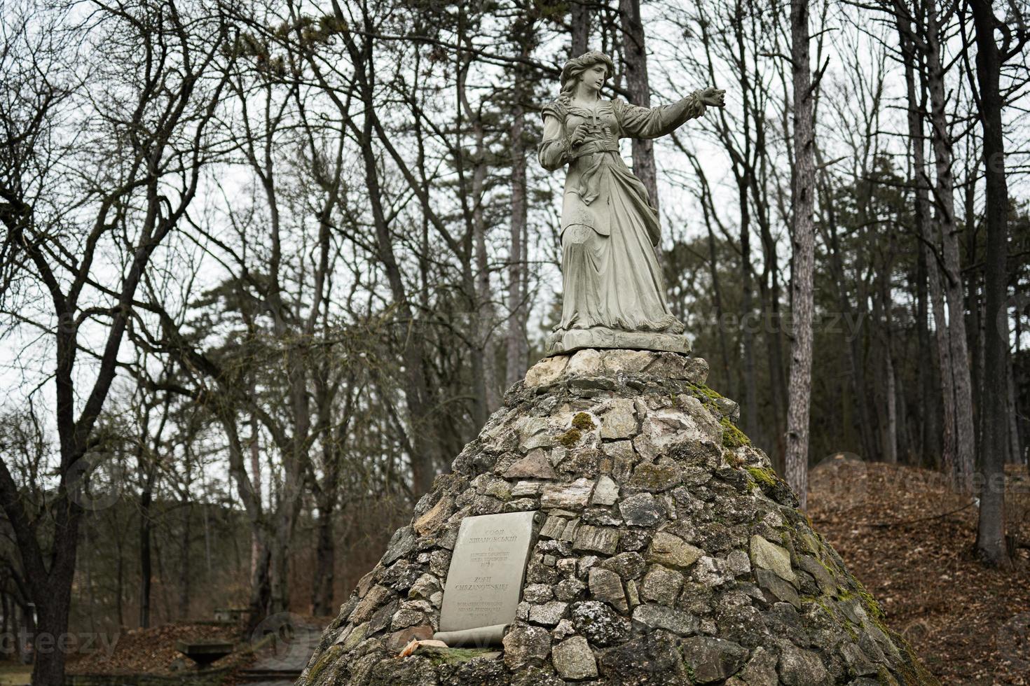 Monument of Anna Dorota or Zofia Chrzanowska, was a Polish heroine of the Polish Ottoman War, known for her acts during the Battle of Trembowla in 1675. photo