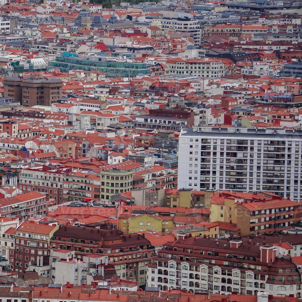 cityscape and architecture in Bilbao city, Spain, travel destination photo