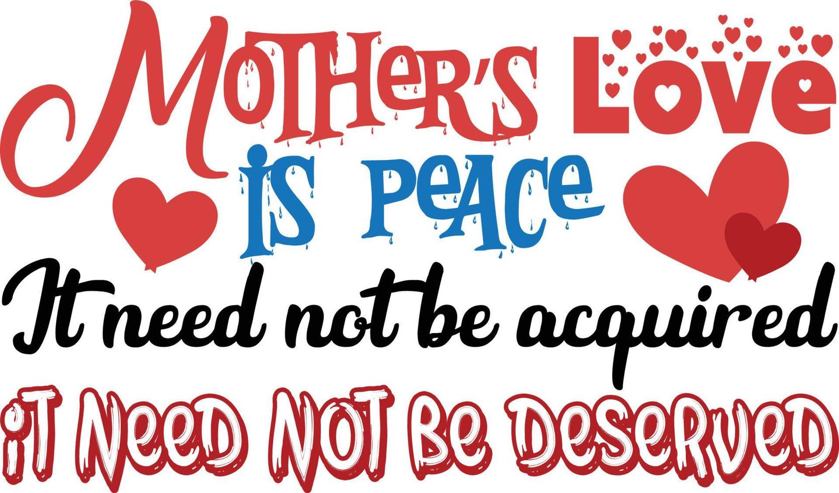 Mother T-shirt Design vector