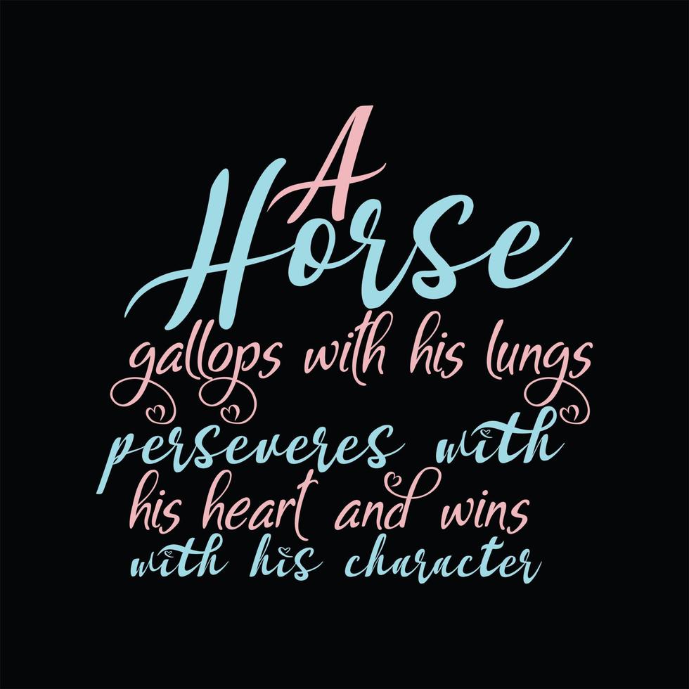 Horse T-shirt Design 20820068 Vector Art at Vecteezy