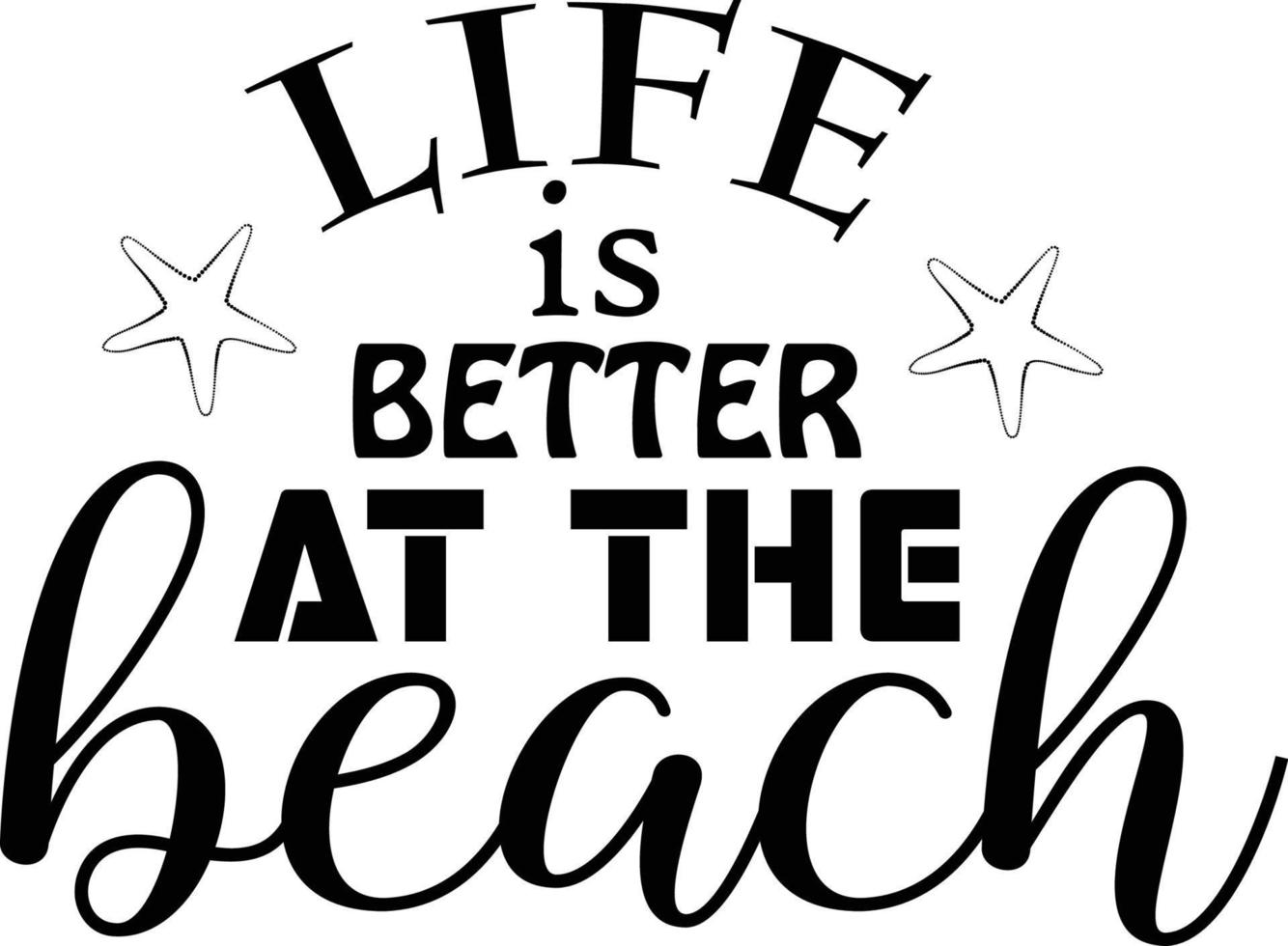 Summer T-shirt Design vector