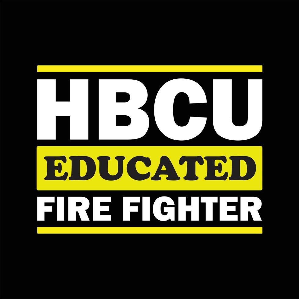 Firefighter T-shirt Design vector