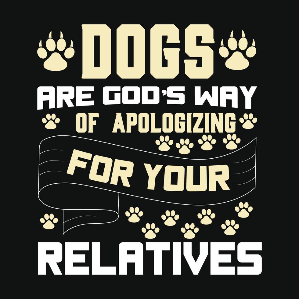 diseño de camiseta de perro vector