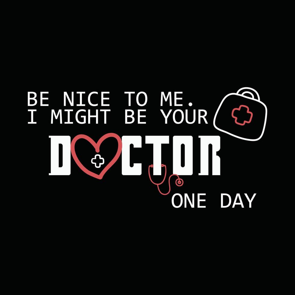 Doctor T-shirt Design vector