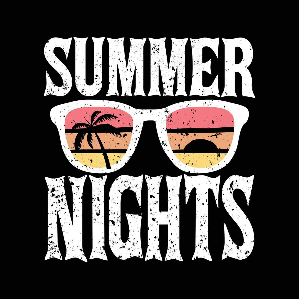 Summer T-shirt Design vector