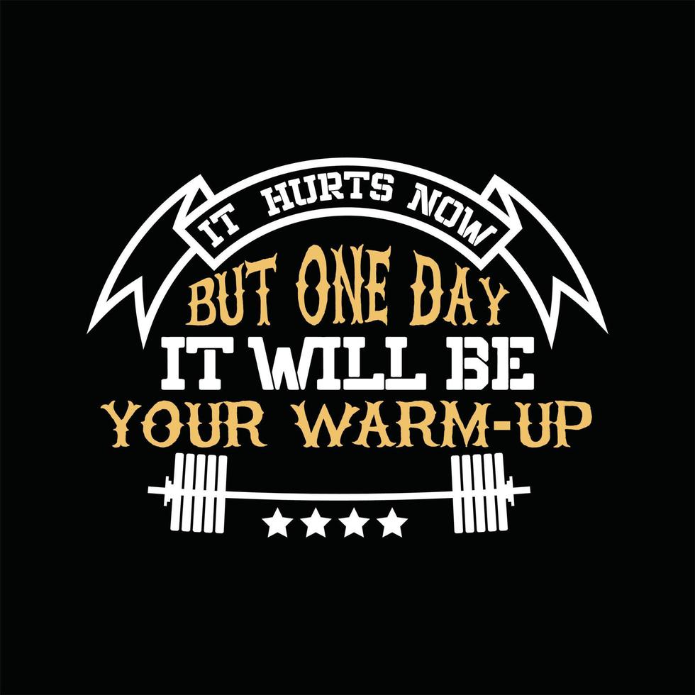 Gym T-shirt Design vector