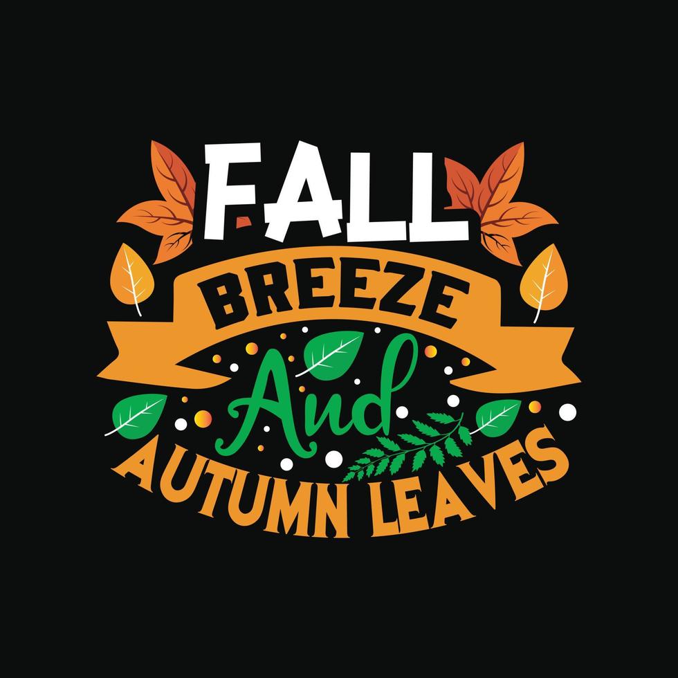 Autumn T-Shirt Design vector