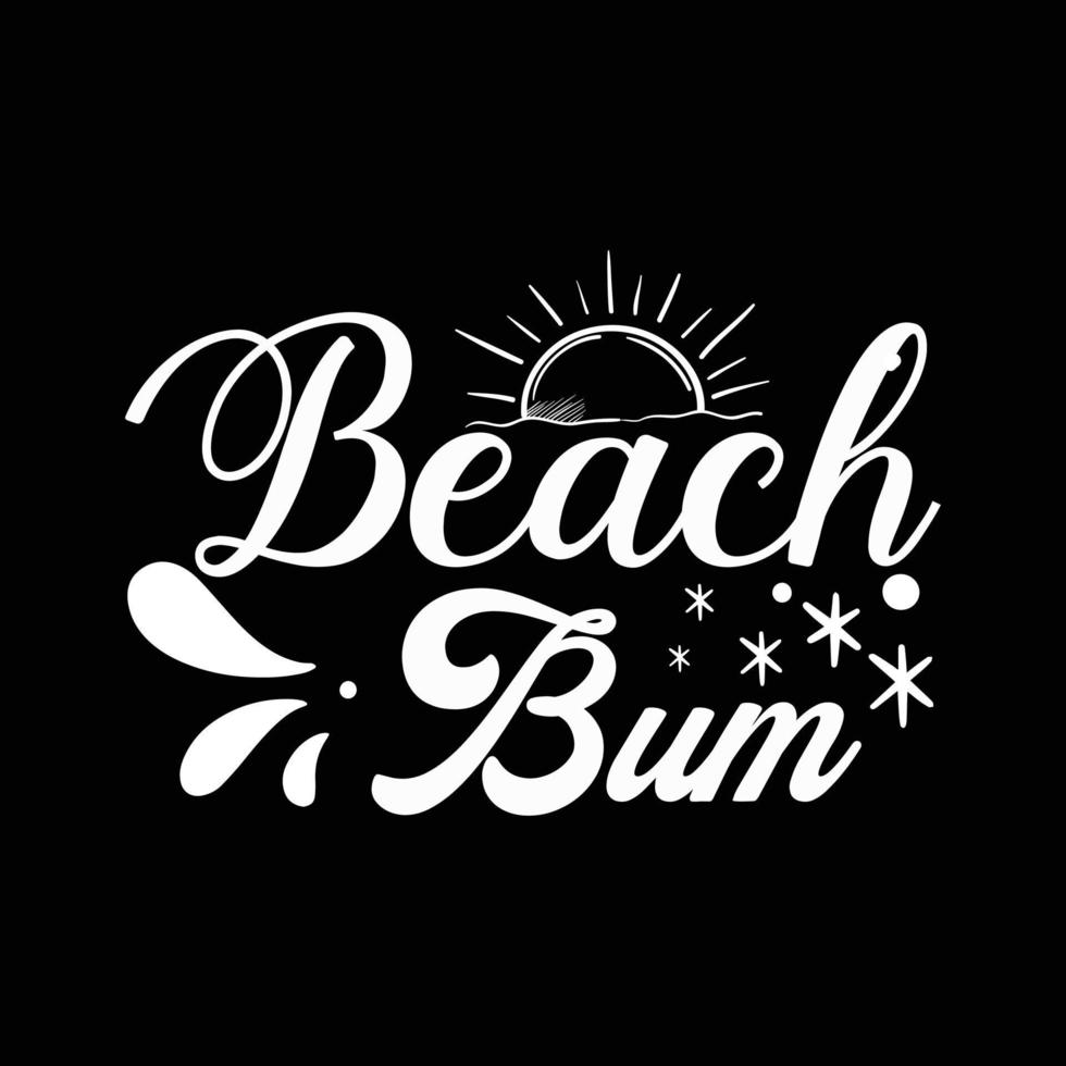 Summer T-shirt Design vector