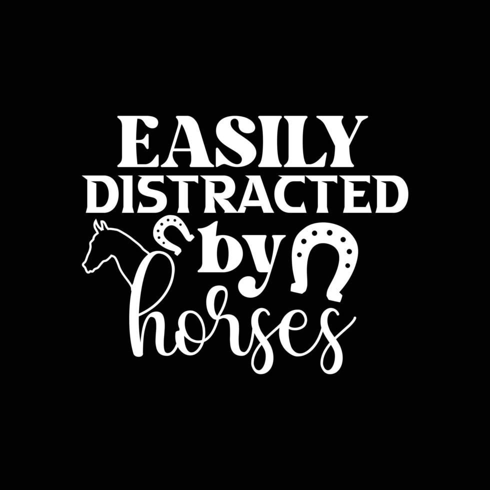 Horse T-shirt Design vector