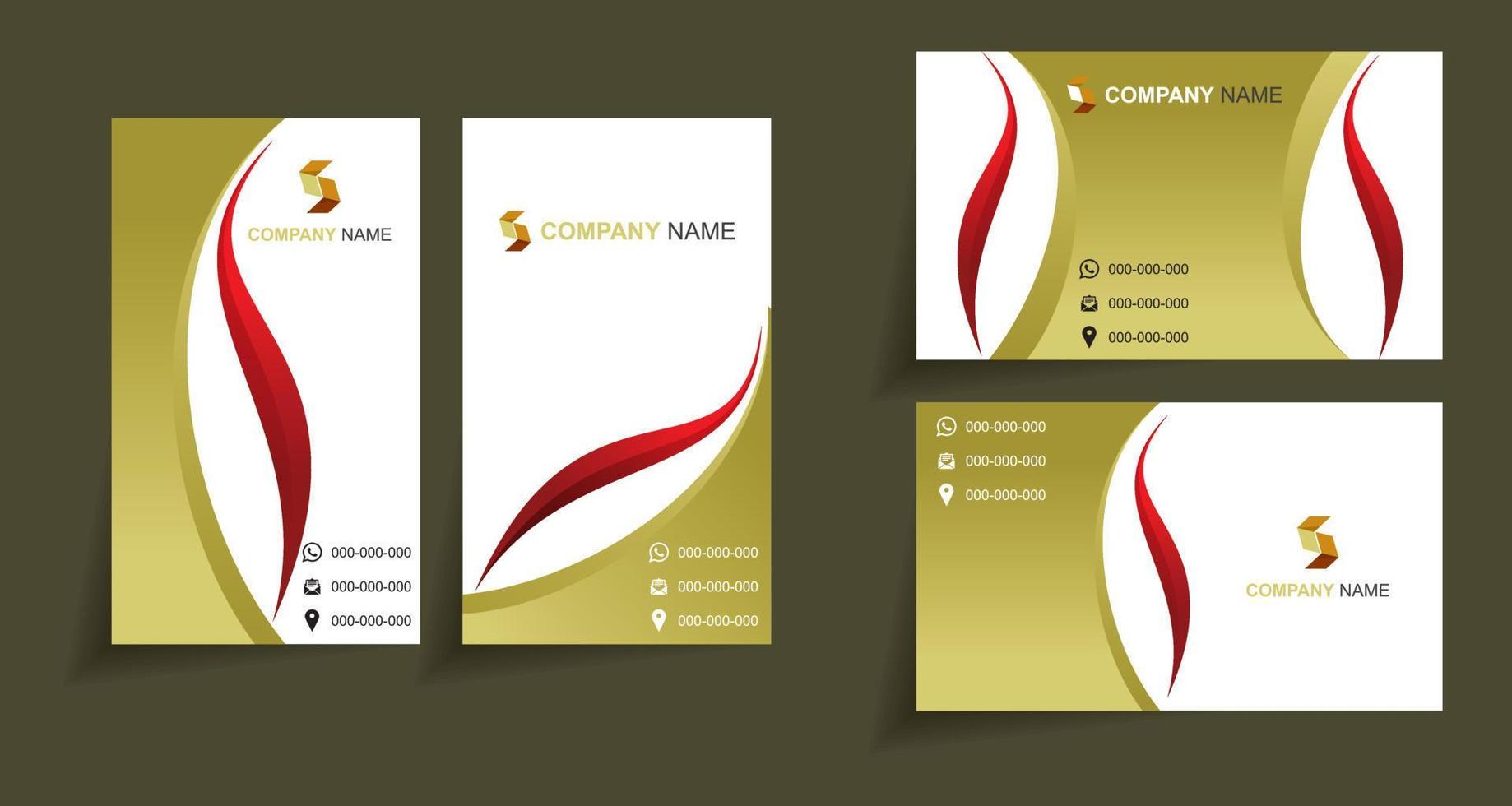 creative business card vector design