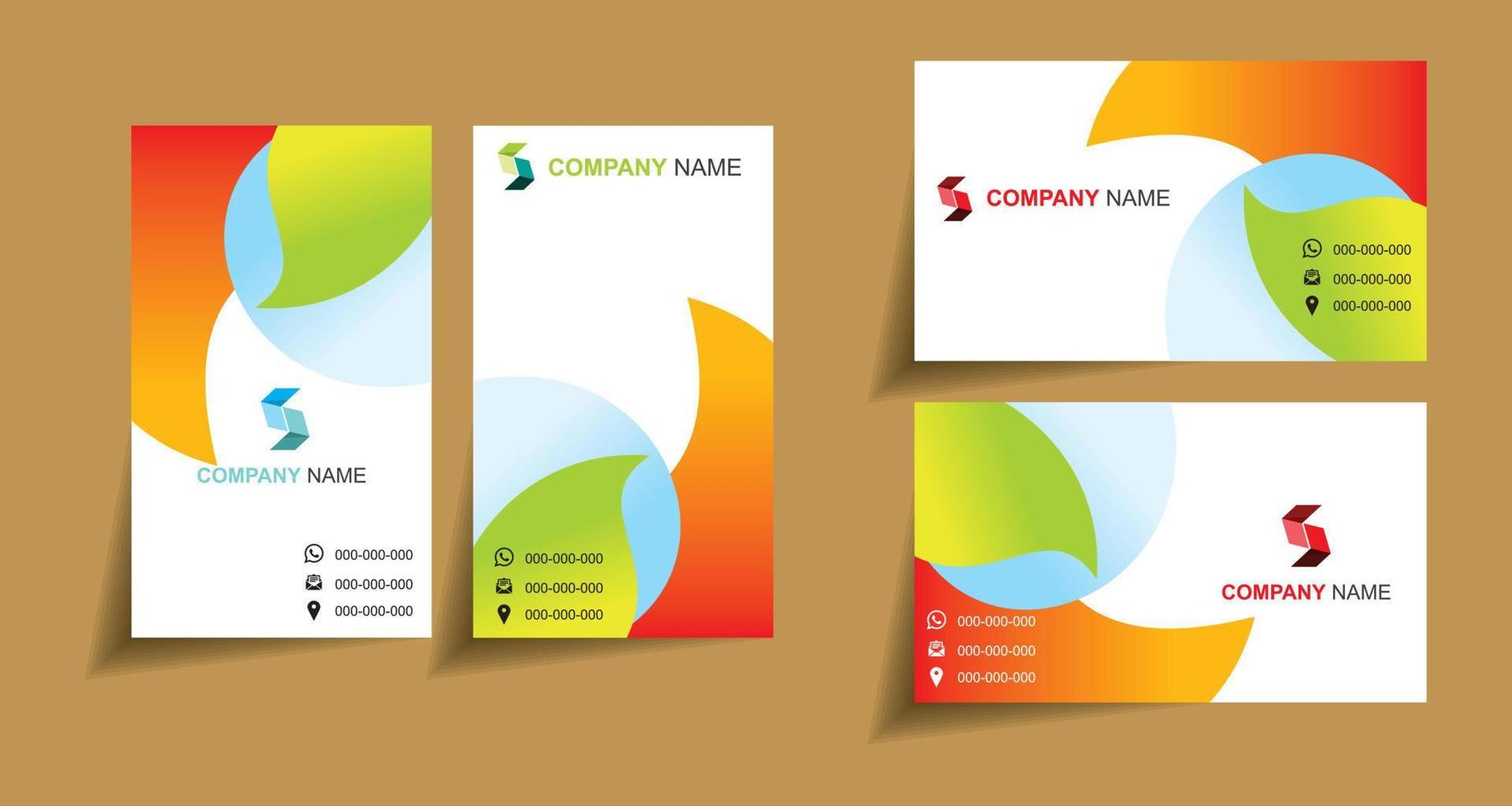 creative business card vector design