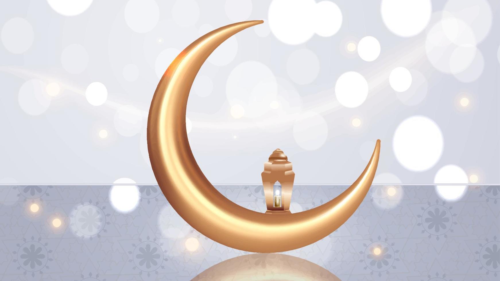Eid Mubarak And Ramadan Kareem  Backgrounds vector