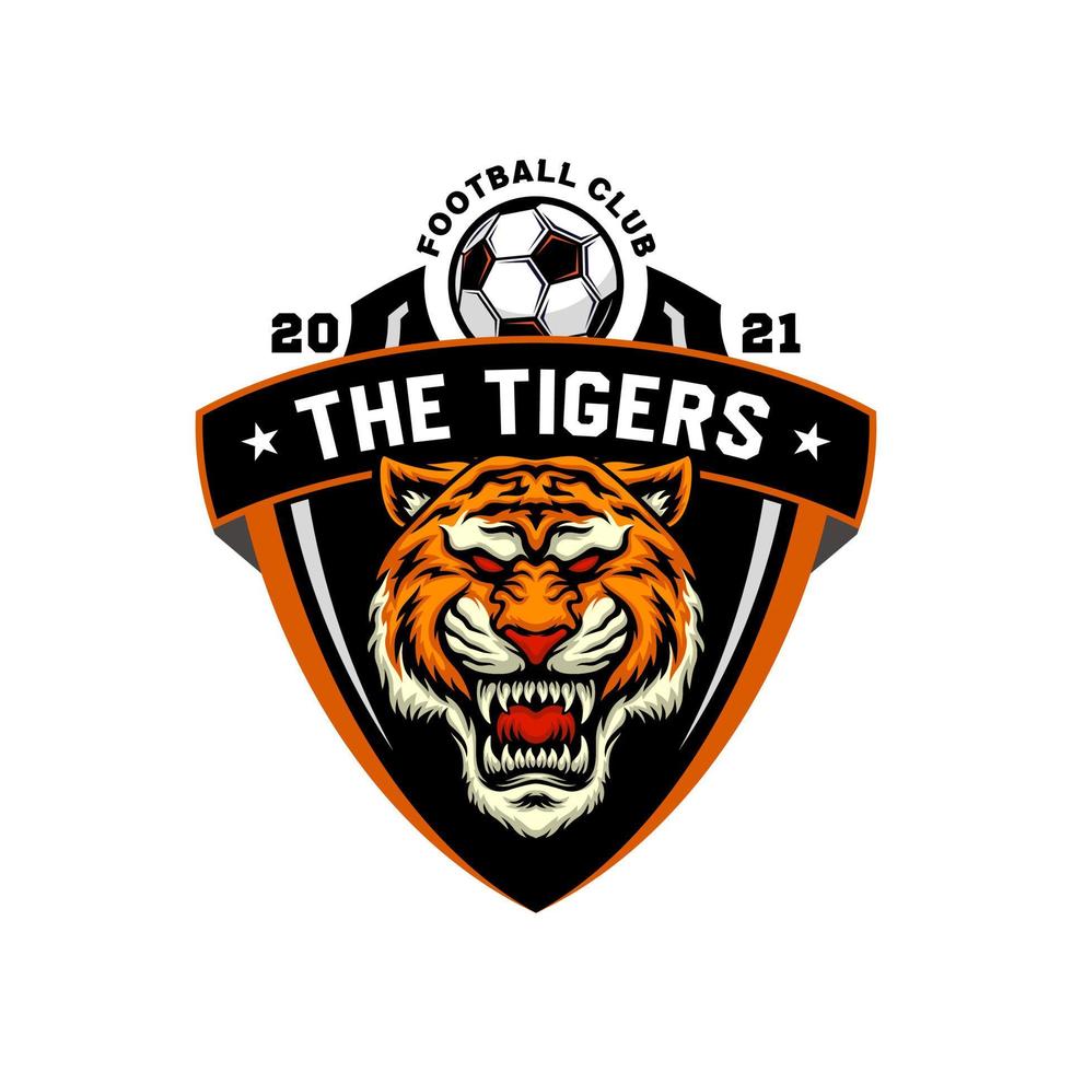 Tiger sports logo vector illustration