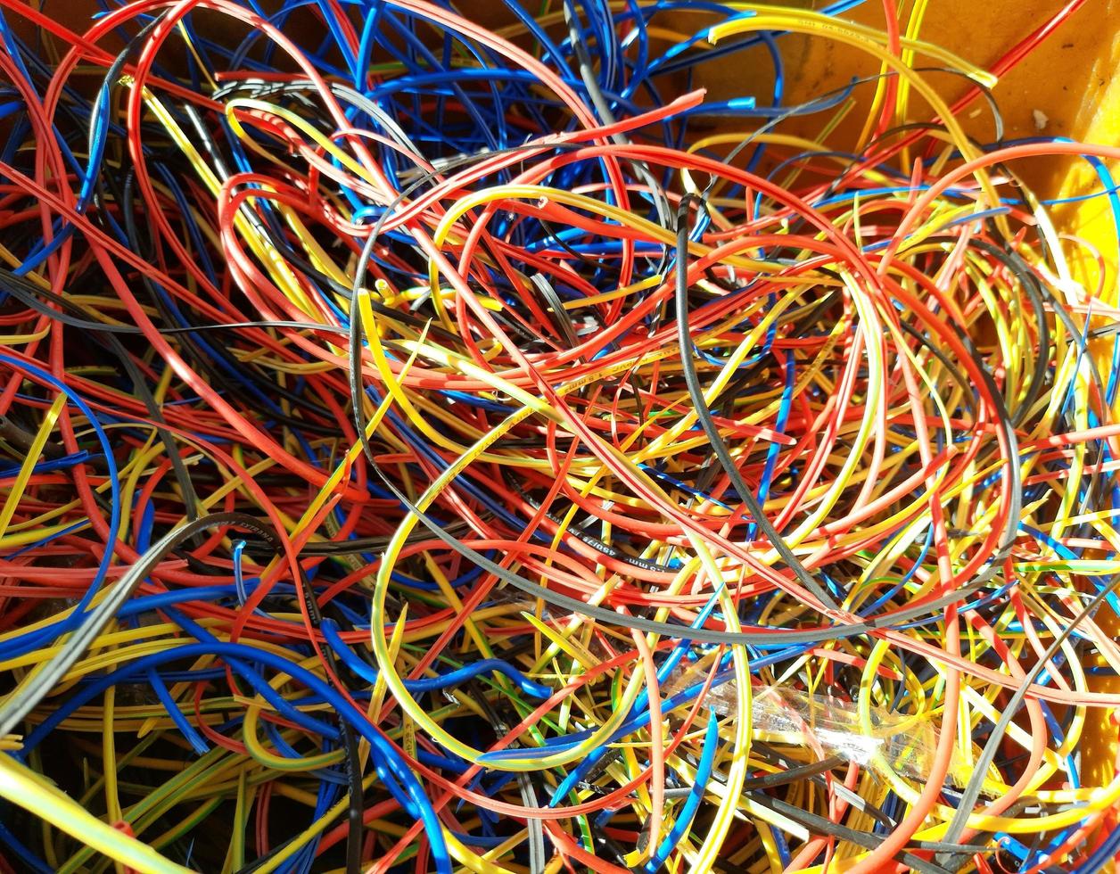 Insulation Cable Waste 20821960 Stock Photo at Vecteezy