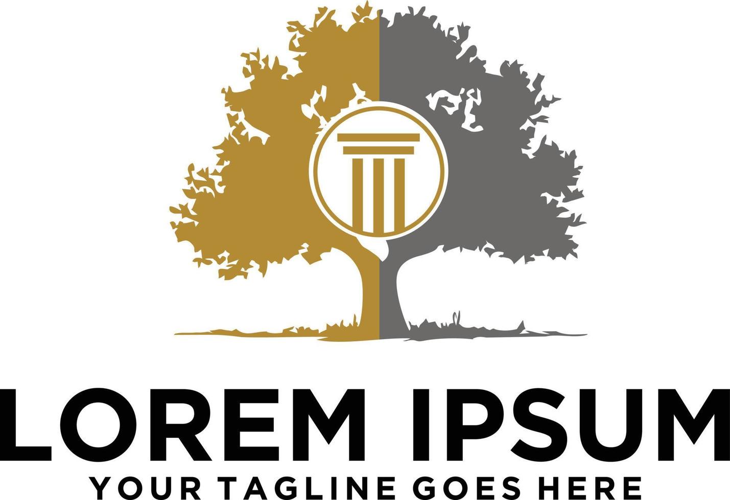 Oak tree Law firm logo 20821997 Vector Art at Vecteezy