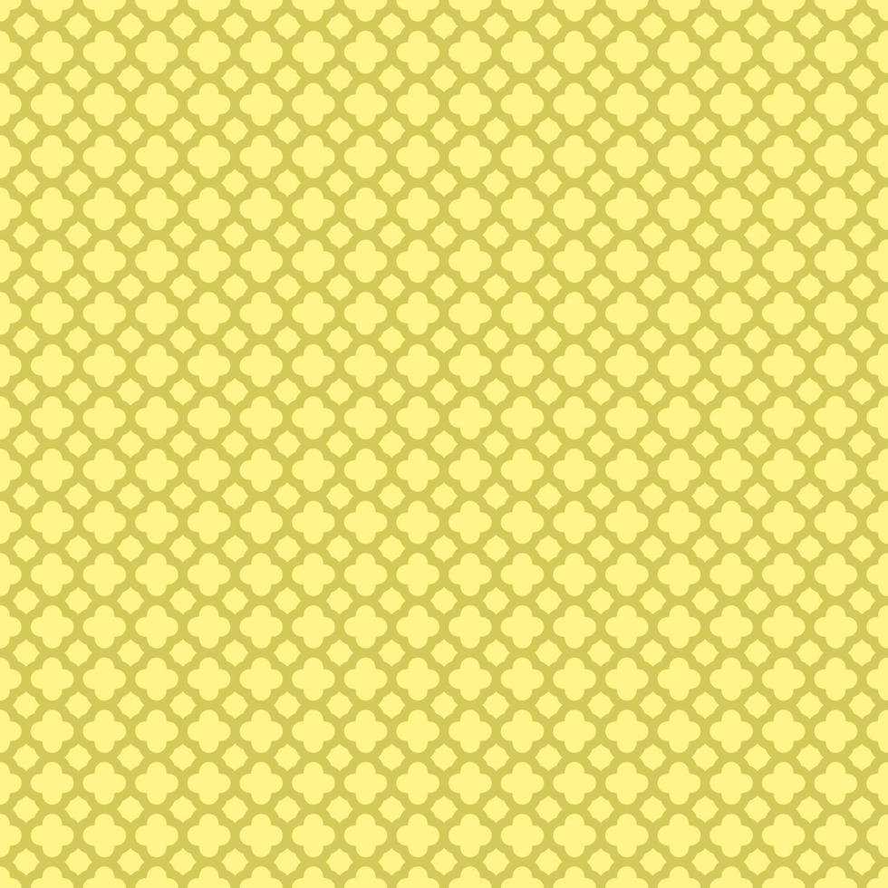 islamic geometric seamless pattern in gold color background vector illustration