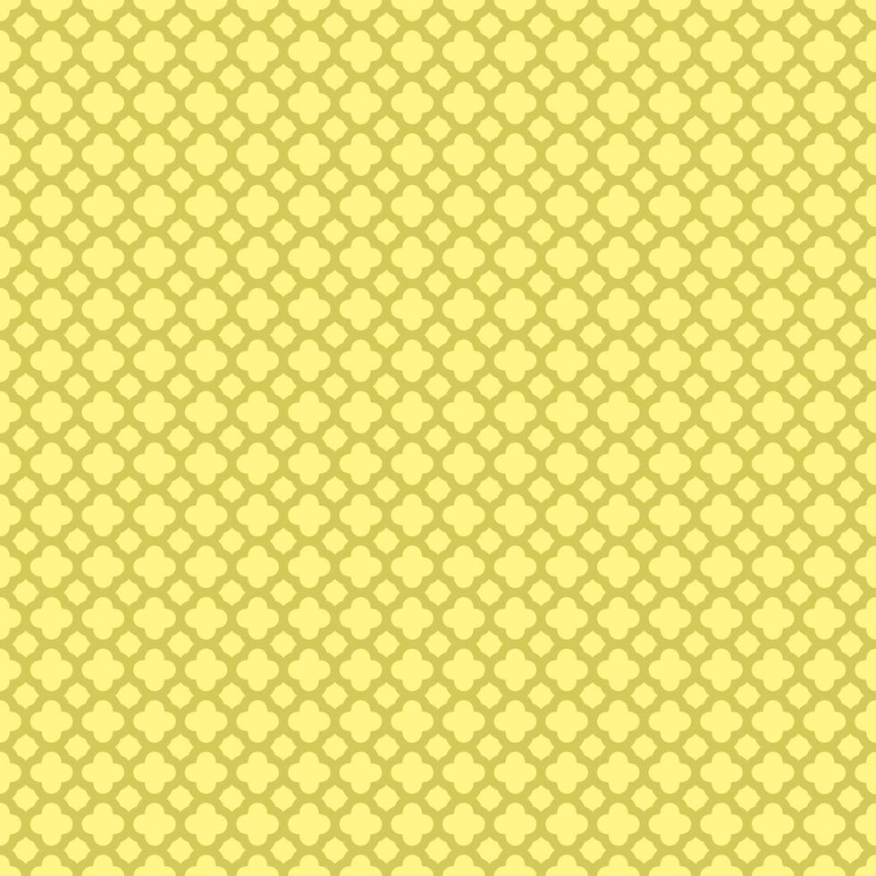 islamic geometric seamless pattern in gold color background vector illustration