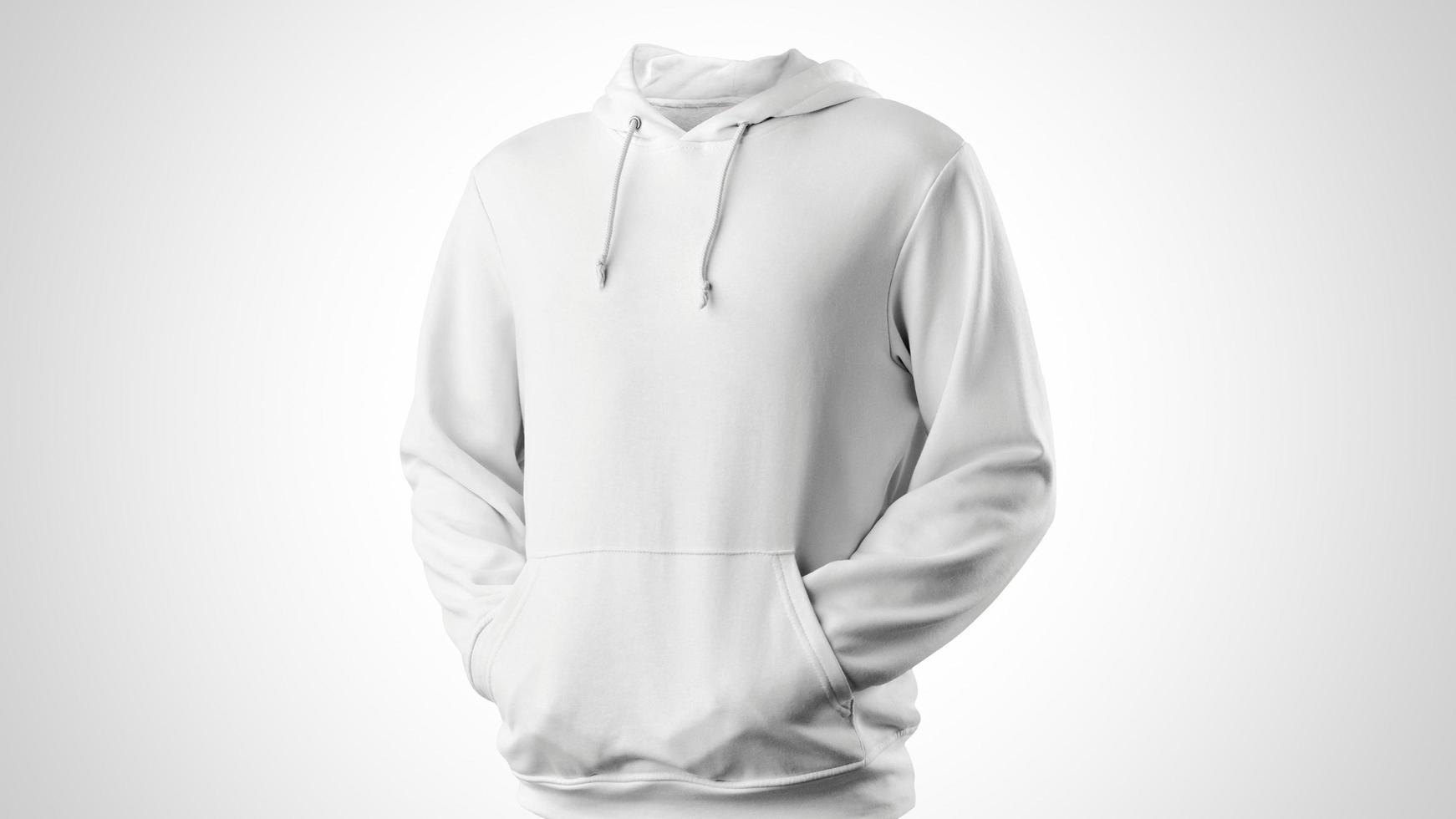 Hoodie Mockup Template with white background photo