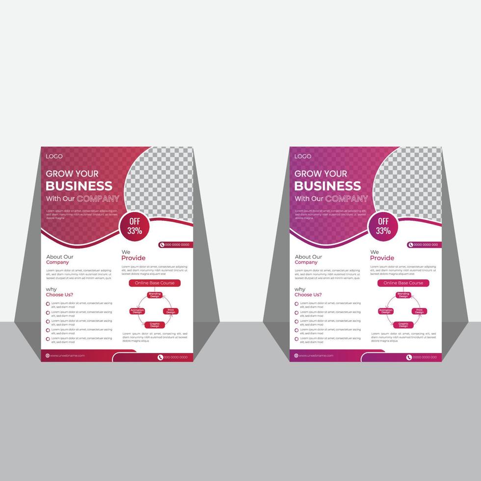 Business Flyer Design template layout vector