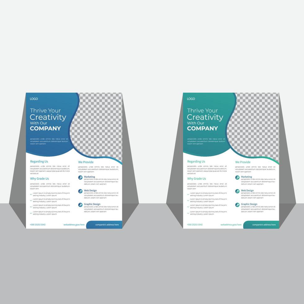 Business Flyer Design template layout vector