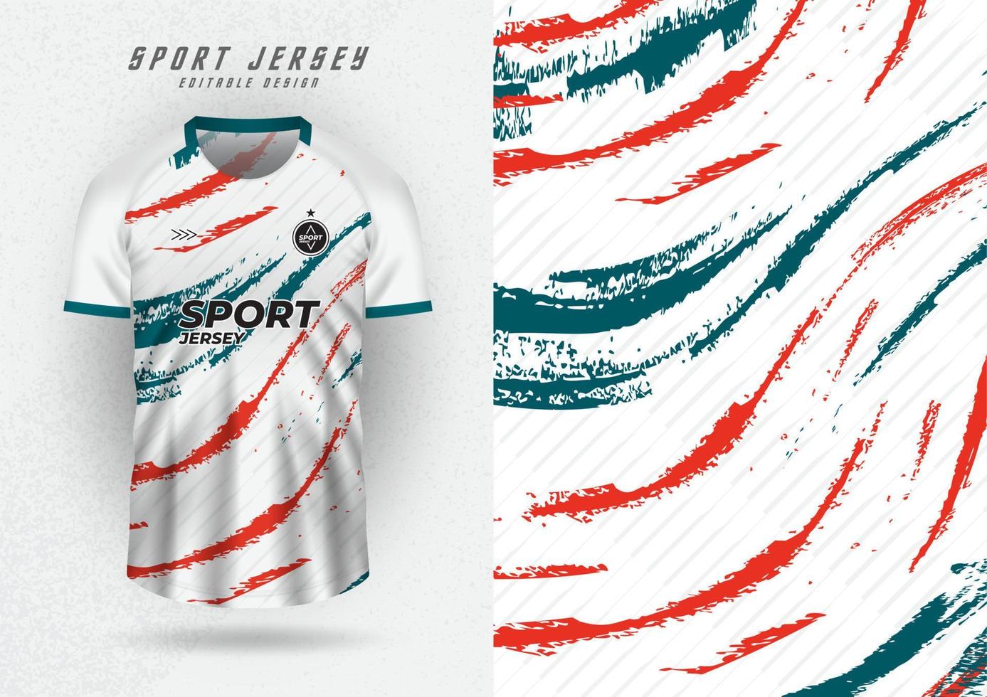 antecedentes para Deportes jersey fútbol jersey corriendo jersey carreras jersey cepillo modelo verde y naranja vector