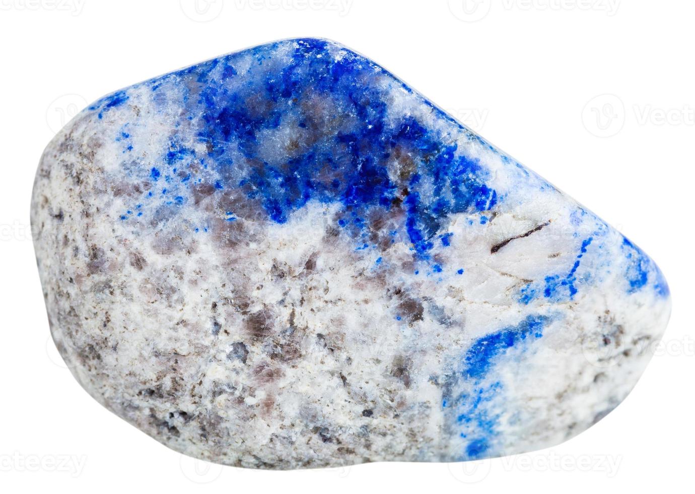 tumbled lapis lazuli lazurite mineral gemstone photo