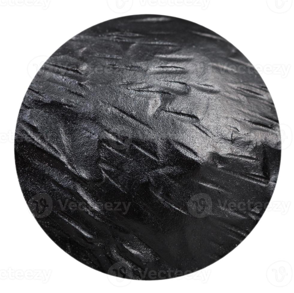 ball from black coat Anthracite isolated photo