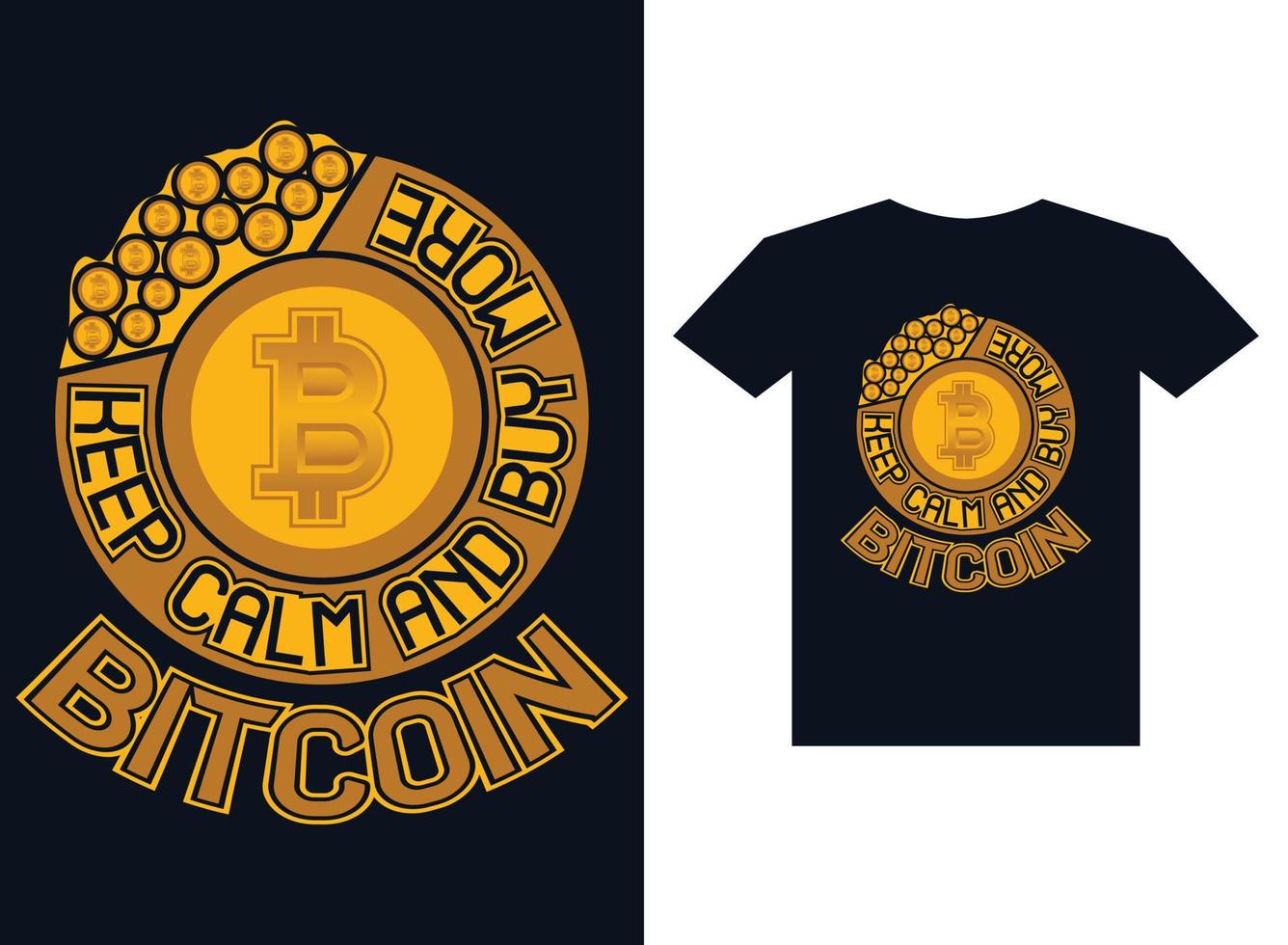 Bitcoin lover premium Vector tshirt deisgn temple