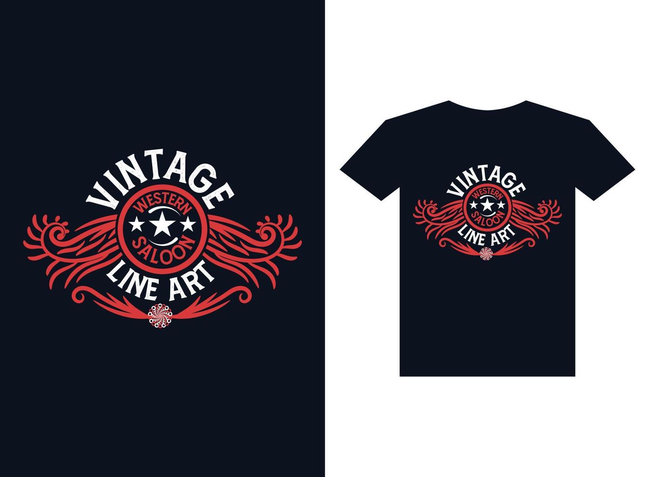 vintage premium Vector tshirt deisgn template