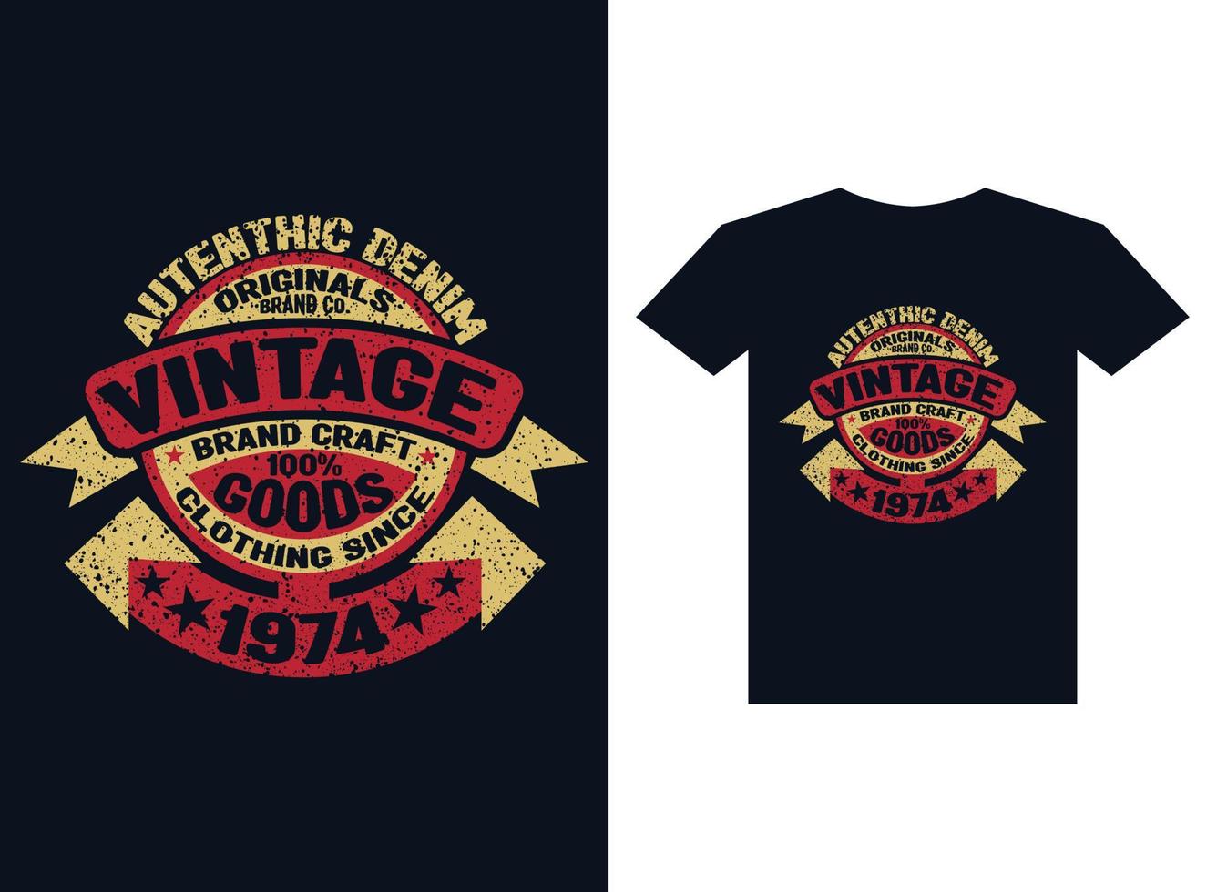 Old type VIntage Tshirt design template vector