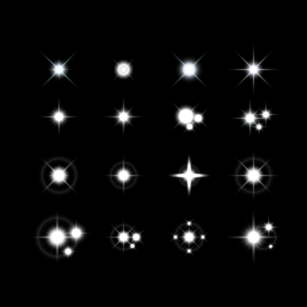 Star light vector sets, Vector Illustration