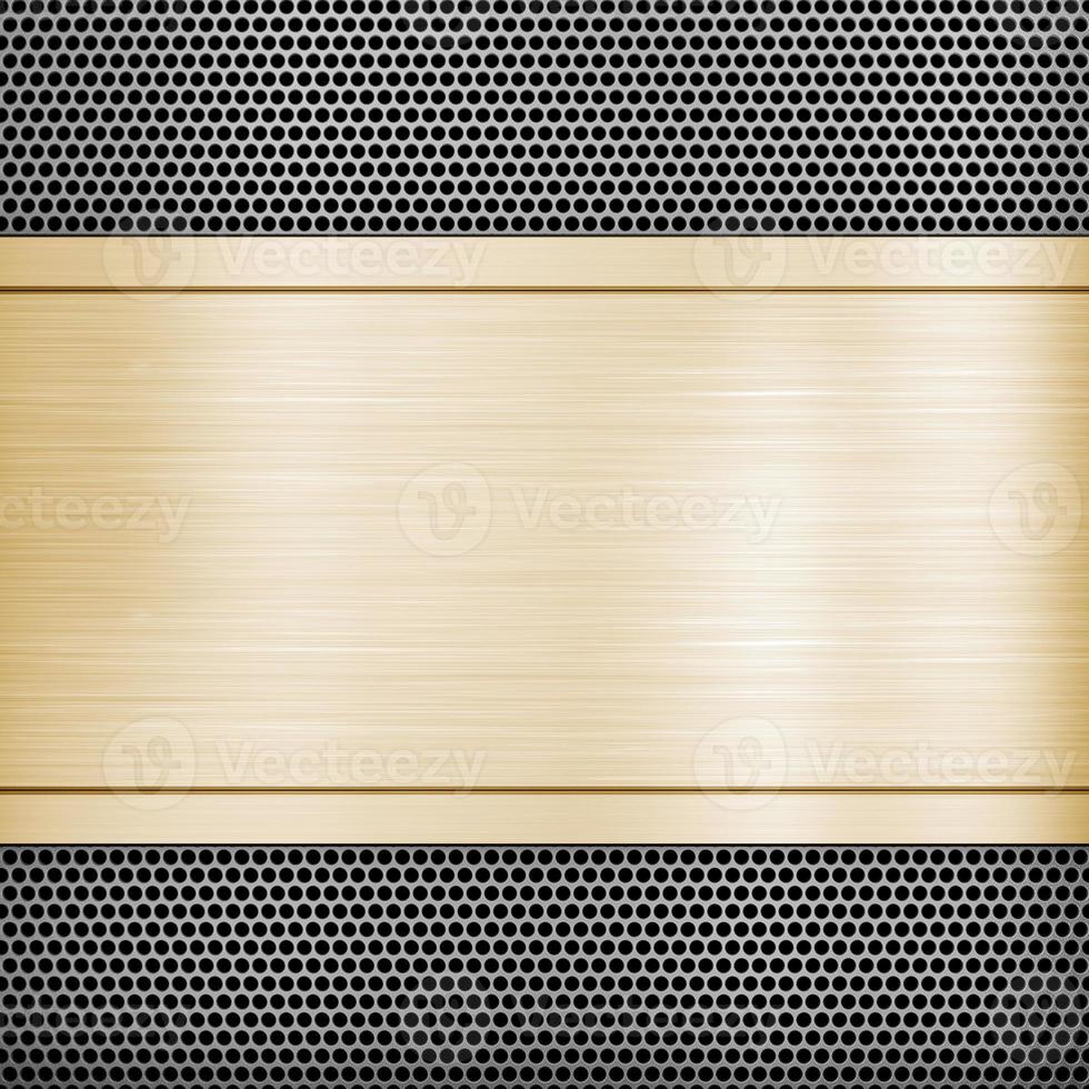 Gold carbon fiber background pattern. 3d rendering photo