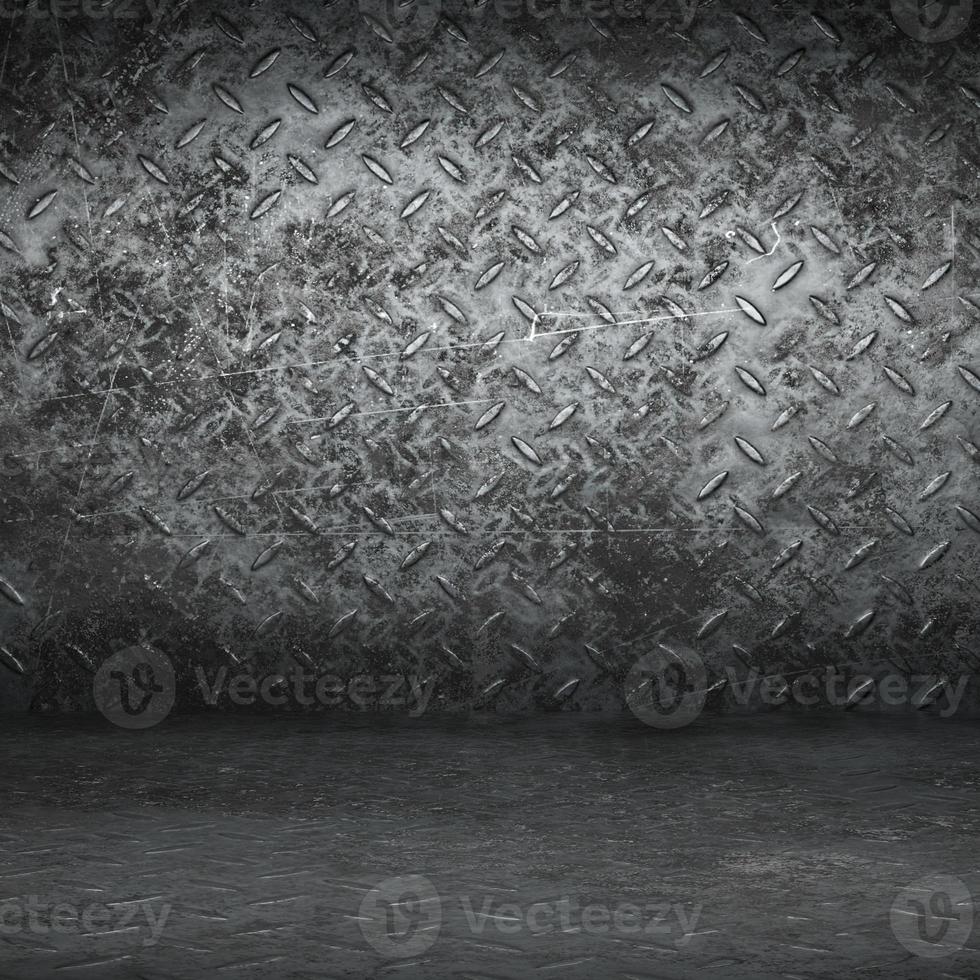 Wheathered rust and scratched steel texture background. 3d illustration photo