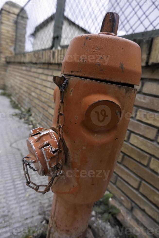 Fire hydrant for firefighters photo