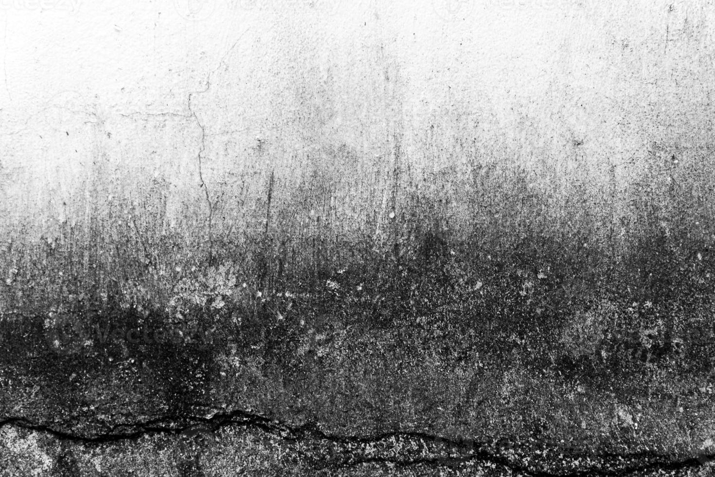 Texture white cement wall with stain and crack background photo