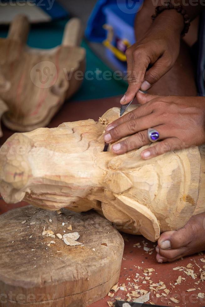 Carving Indonesian Decor photo